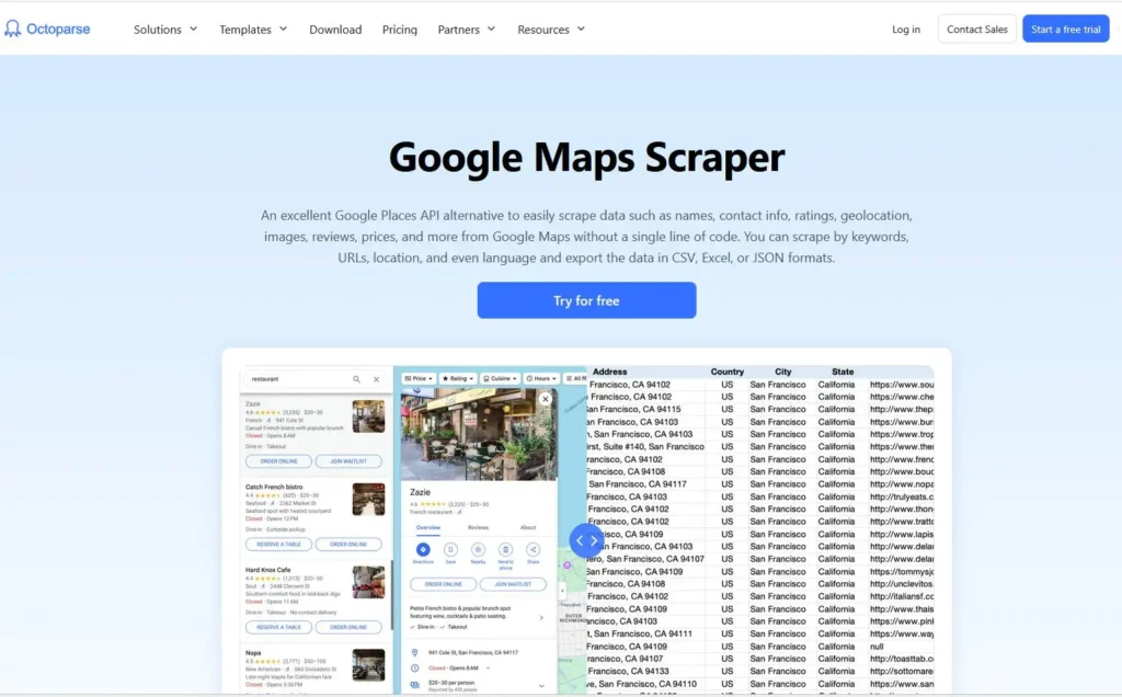 Octoparse Web Scraping Tools & Free Web Crawlers